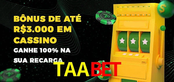 TAABET melhor bônus de depósito